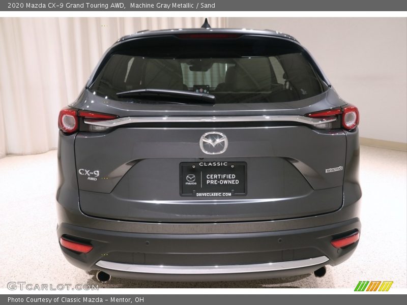 Machine Gray Metallic / Sand 2020 Mazda CX-9 Grand Touring AWD