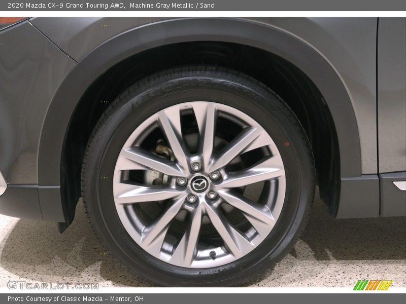 Machine Gray Metallic / Sand 2020 Mazda CX-9 Grand Touring AWD
