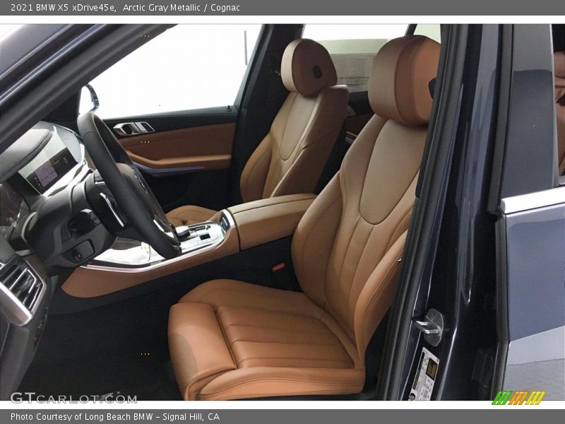  2021 X5 xDrive45e Cognac Interior