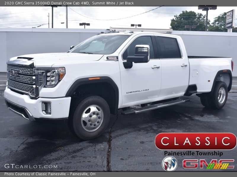 Summit White / Jet Black 2020 GMC Sierra 3500HD Denali Crew Cab 4WD