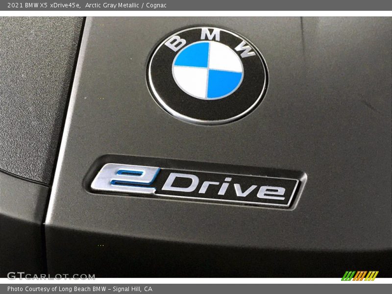 Arctic Gray Metallic / Cognac 2021 BMW X5 xDrive45e
