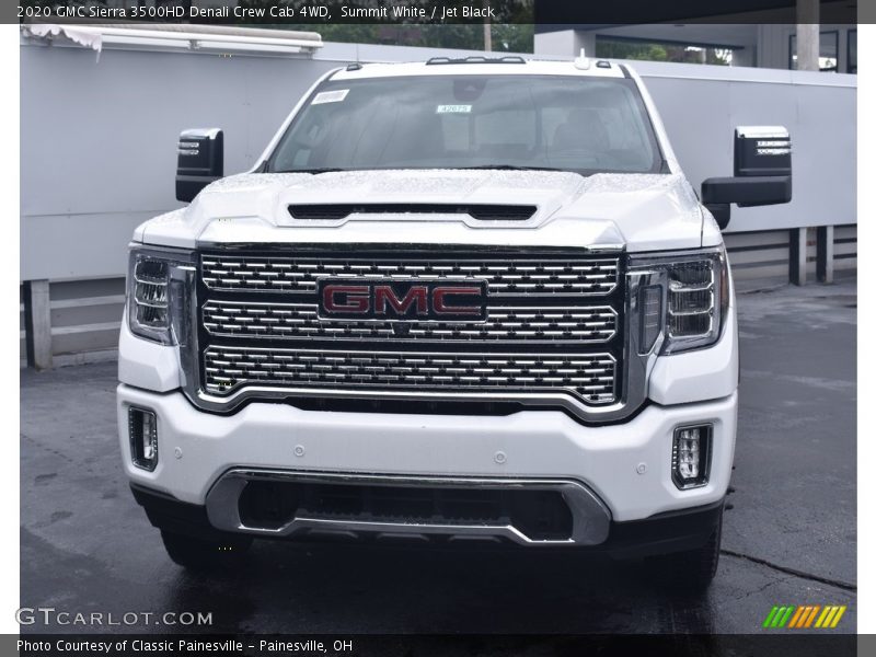 Summit White / Jet Black 2020 GMC Sierra 3500HD Denali Crew Cab 4WD