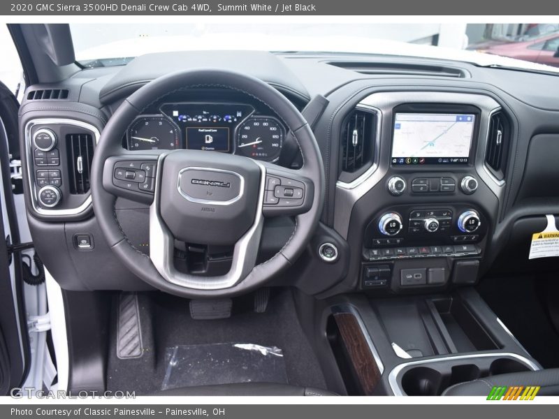 Summit White / Jet Black 2020 GMC Sierra 3500HD Denali Crew Cab 4WD