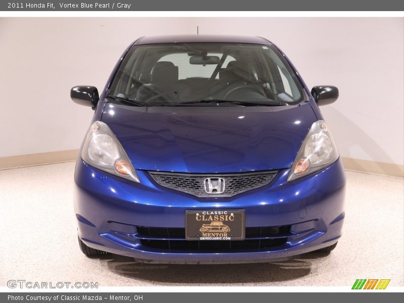 Vortex Blue Pearl / Gray 2011 Honda Fit