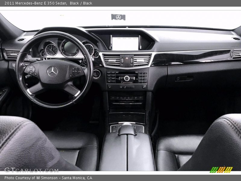 Black / Black 2011 Mercedes-Benz E 350 Sedan