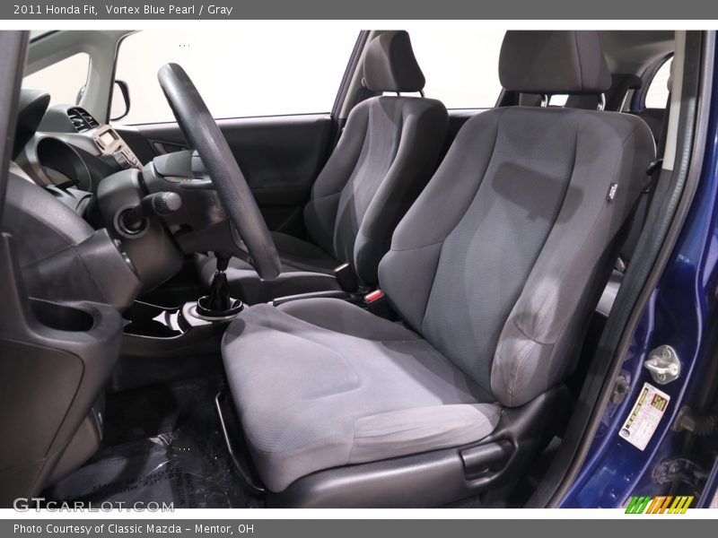 Vortex Blue Pearl / Gray 2011 Honda Fit