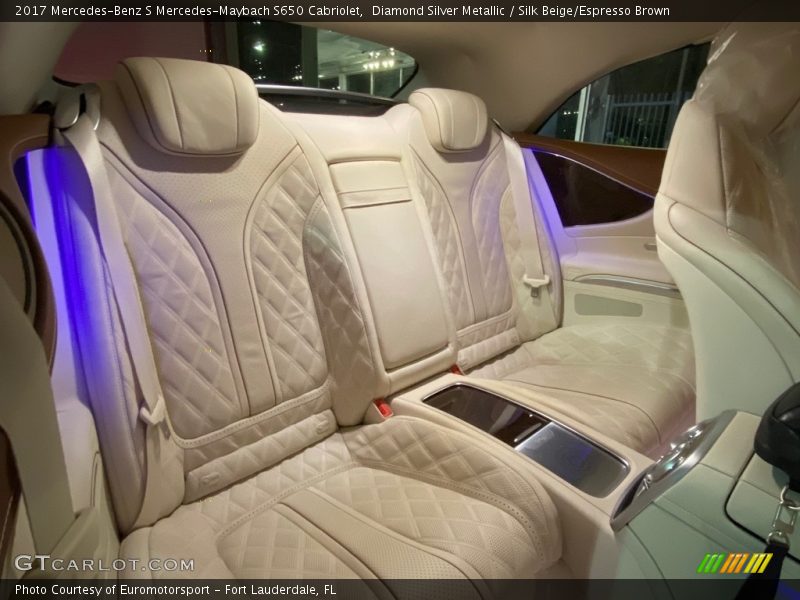Diamond Silver Metallic / Silk Beige/Espresso Brown 2017 Mercedes-Benz S Mercedes-Maybach S650 Cabriolet