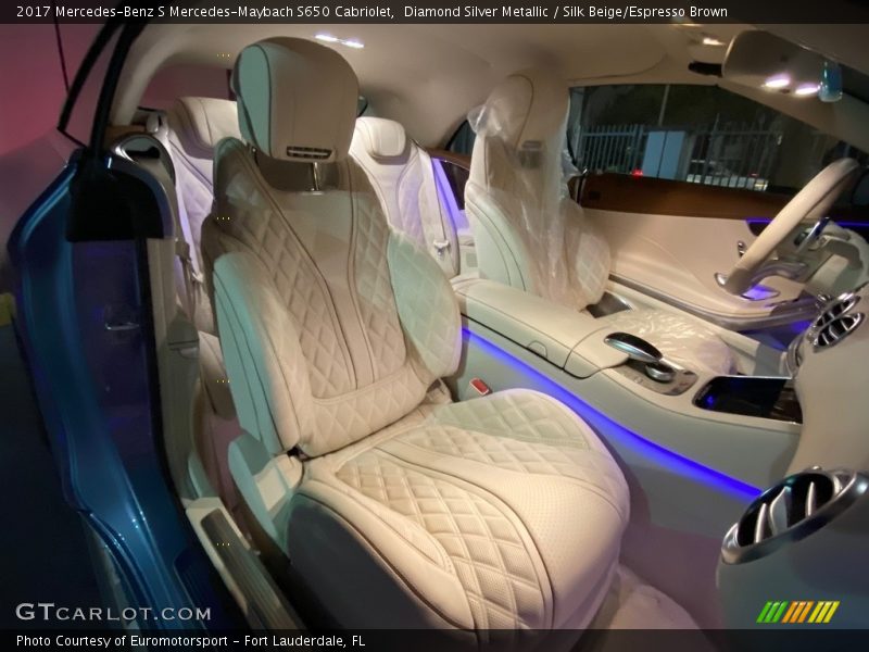 Diamond Silver Metallic / Silk Beige/Espresso Brown 2017 Mercedes-Benz S Mercedes-Maybach S650 Cabriolet