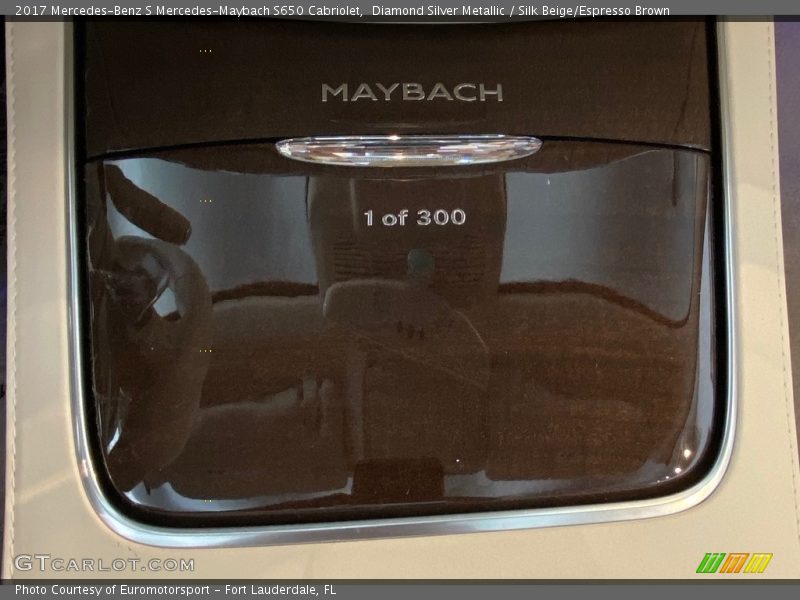 Diamond Silver Metallic / Silk Beige/Espresso Brown 2017 Mercedes-Benz S Mercedes-Maybach S650 Cabriolet