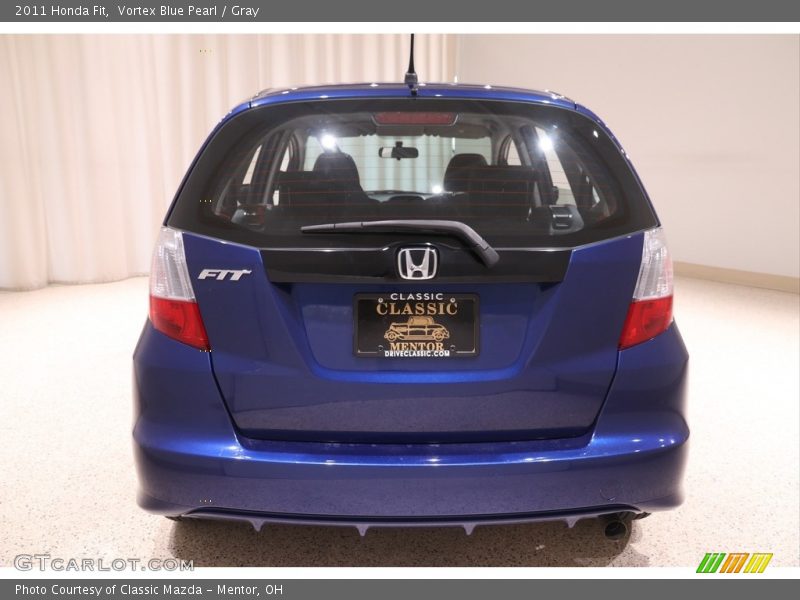 Vortex Blue Pearl / Gray 2011 Honda Fit