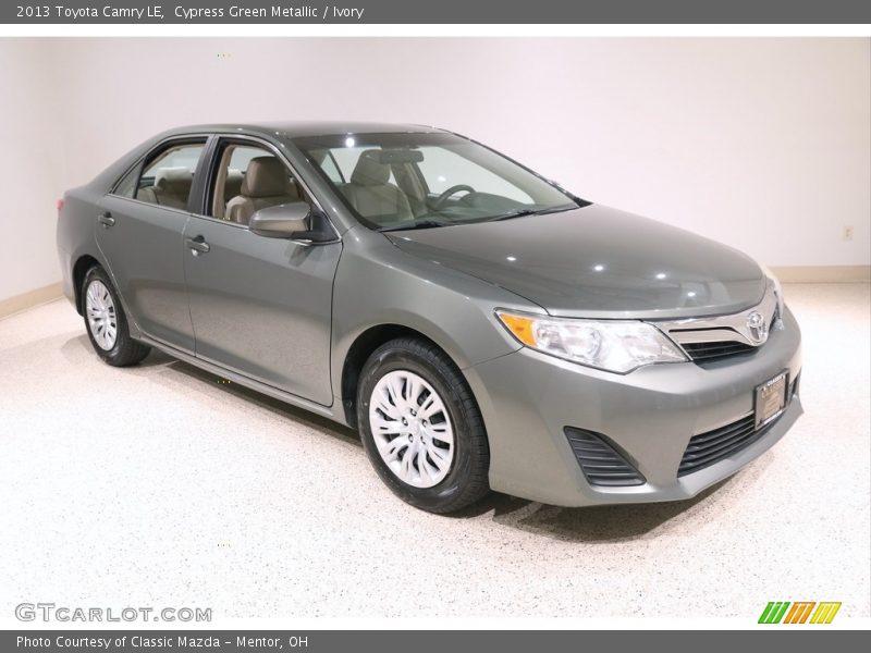 Cypress Green Metallic / Ivory 2013 Toyota Camry LE