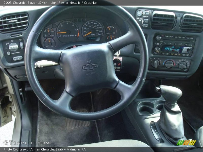 Light Pewter Metallic / Graphite 2003 Chevrolet Blazer LS 4x4