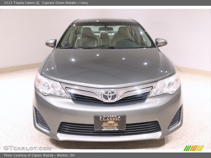 Cypress Green Metallic / Ivory 2013 Toyota Camry LE