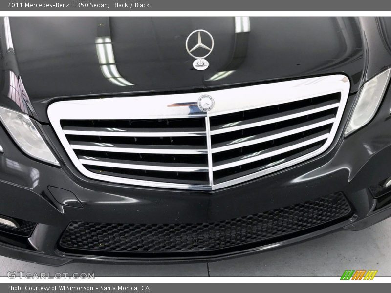 Black / Black 2011 Mercedes-Benz E 350 Sedan