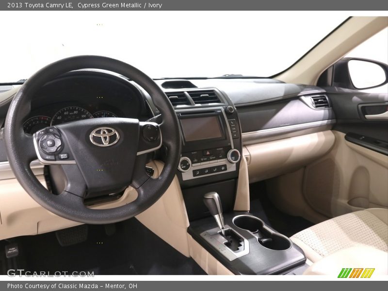 Cypress Green Metallic / Ivory 2013 Toyota Camry LE