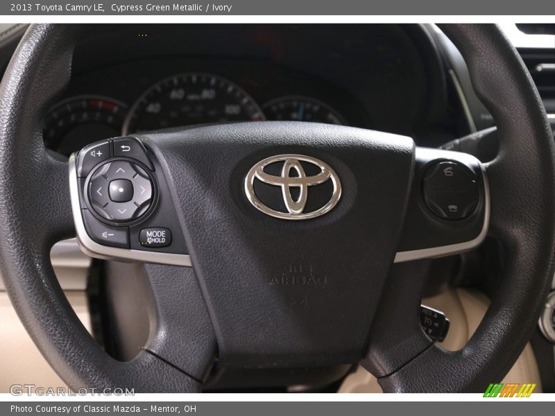 Cypress Green Metallic / Ivory 2013 Toyota Camry LE