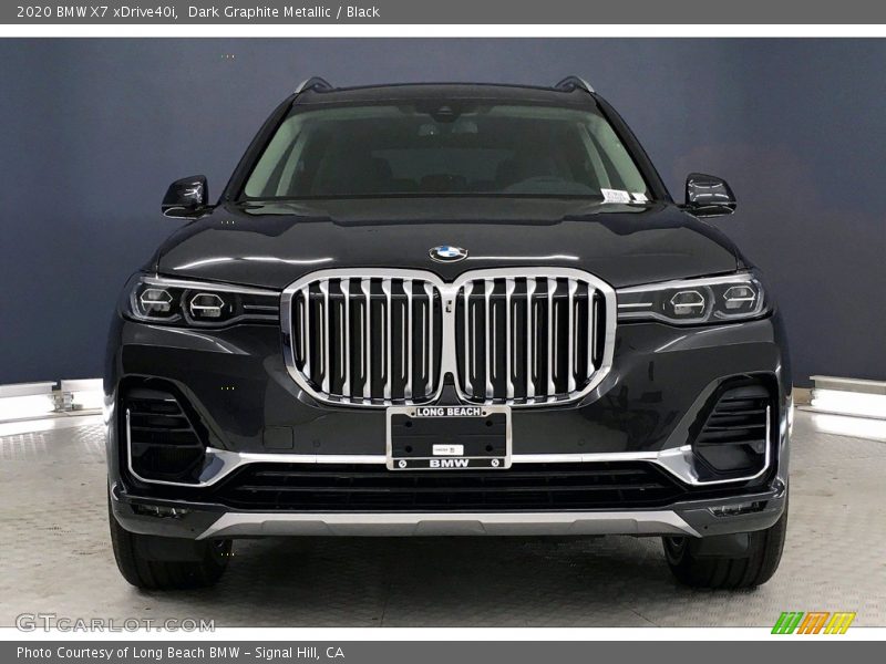 Dark Graphite Metallic / Black 2020 BMW X7 xDrive40i