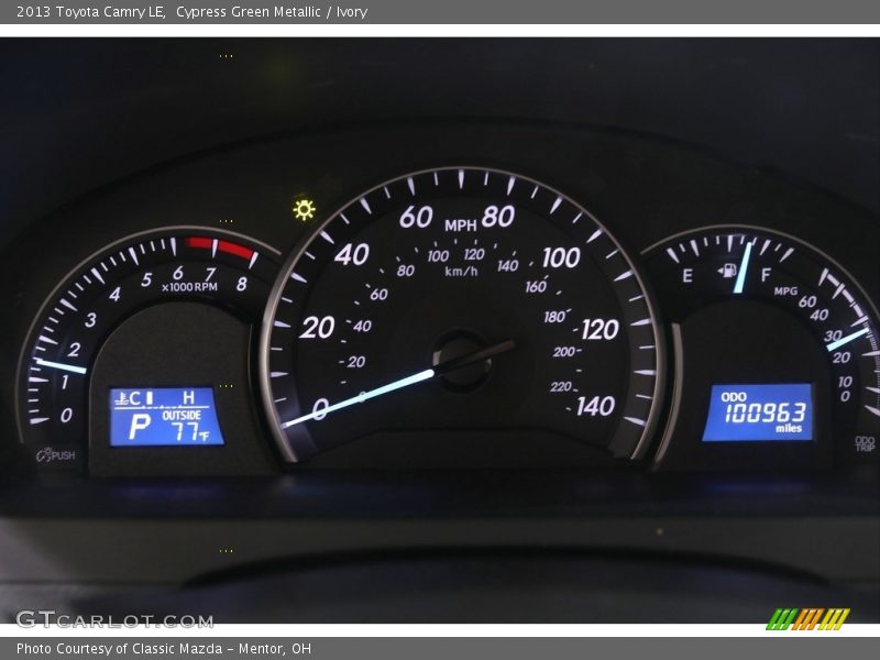 Cypress Green Metallic / Ivory 2013 Toyota Camry LE
