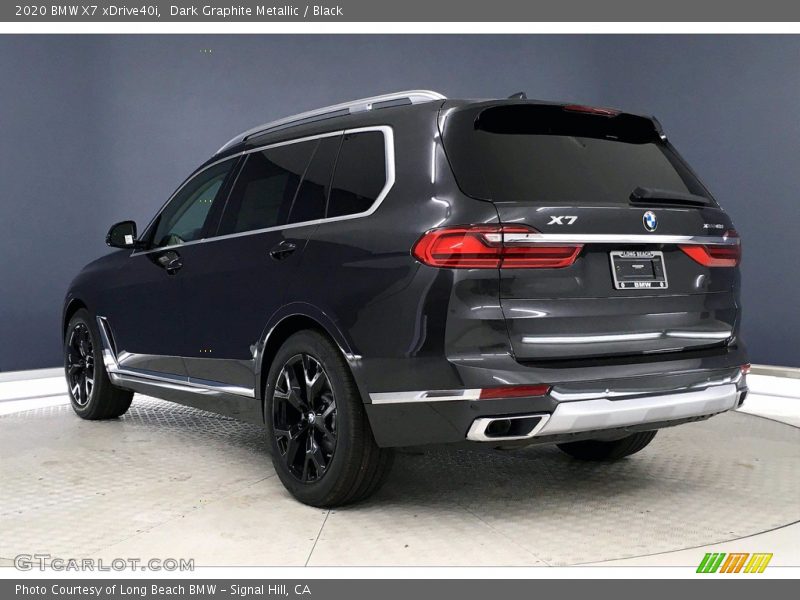 Dark Graphite Metallic / Black 2020 BMW X7 xDrive40i