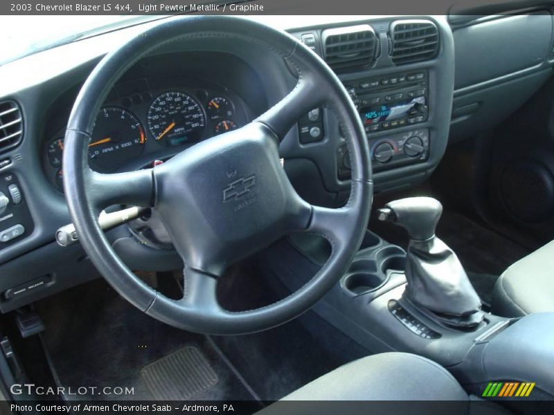 Light Pewter Metallic / Graphite 2003 Chevrolet Blazer LS 4x4