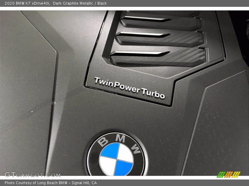 Dark Graphite Metallic / Black 2020 BMW X7 xDrive40i