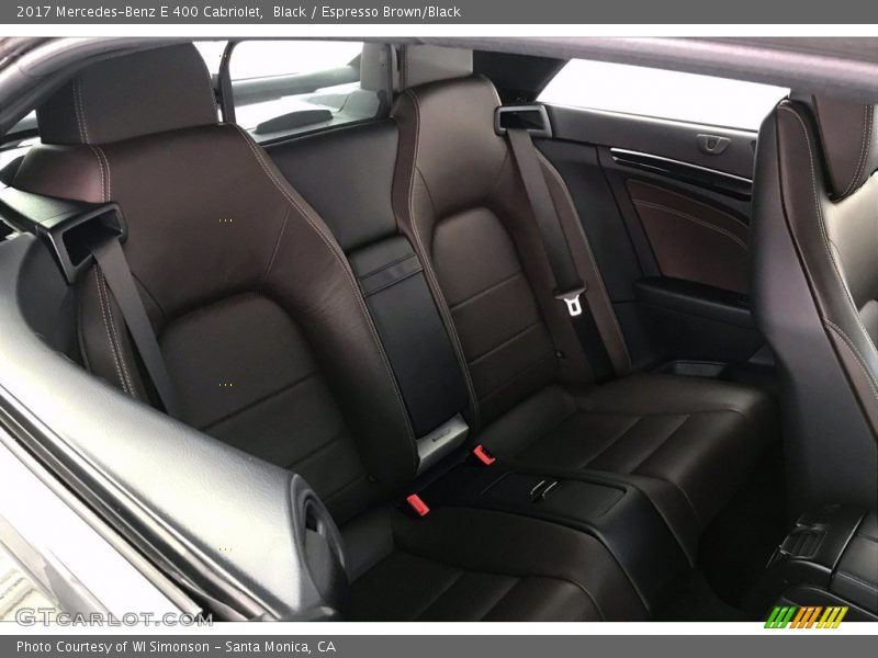 Rear Seat of 2017 E 400 Cabriolet
