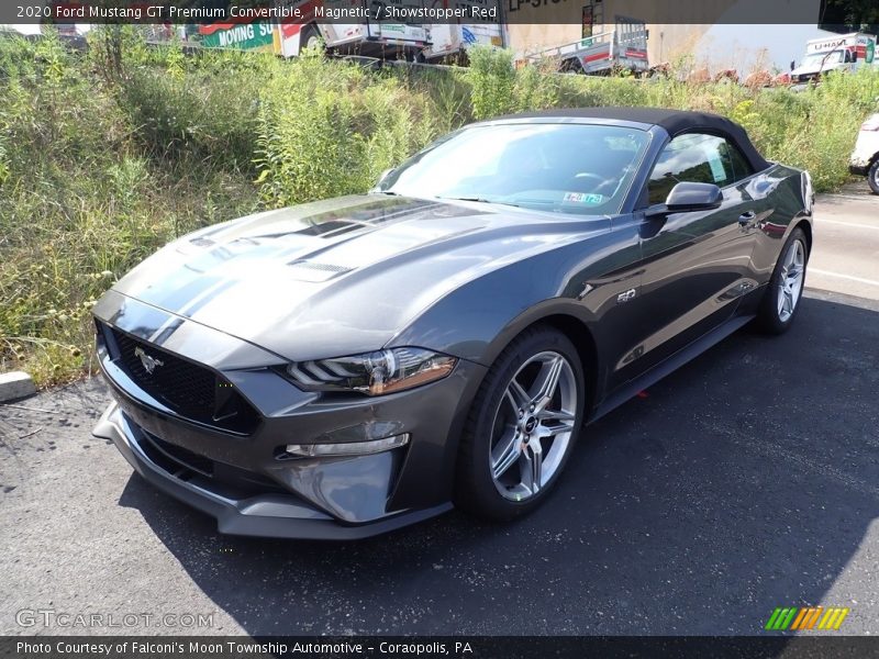 Magnetic / Showstopper Red 2020 Ford Mustang GT Premium Convertible