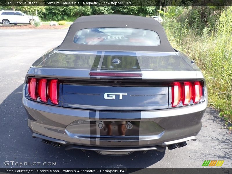 Magnetic / Showstopper Red 2020 Ford Mustang GT Premium Convertible