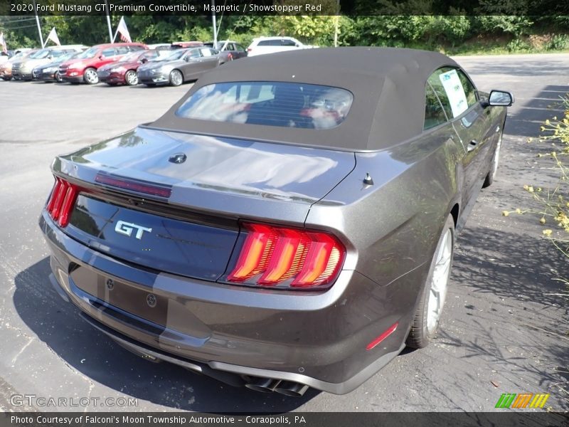 Magnetic / Showstopper Red 2020 Ford Mustang GT Premium Convertible