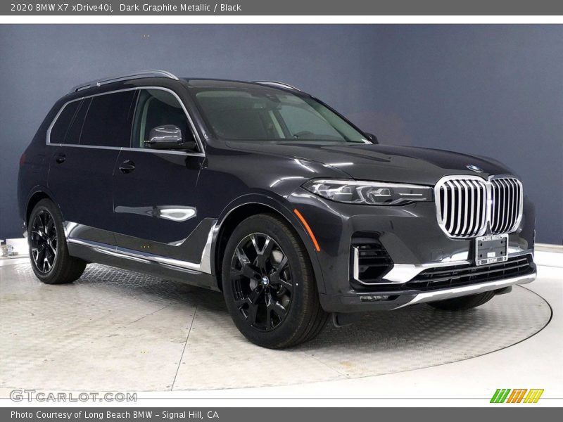 Dark Graphite Metallic / Black 2020 BMW X7 xDrive40i
