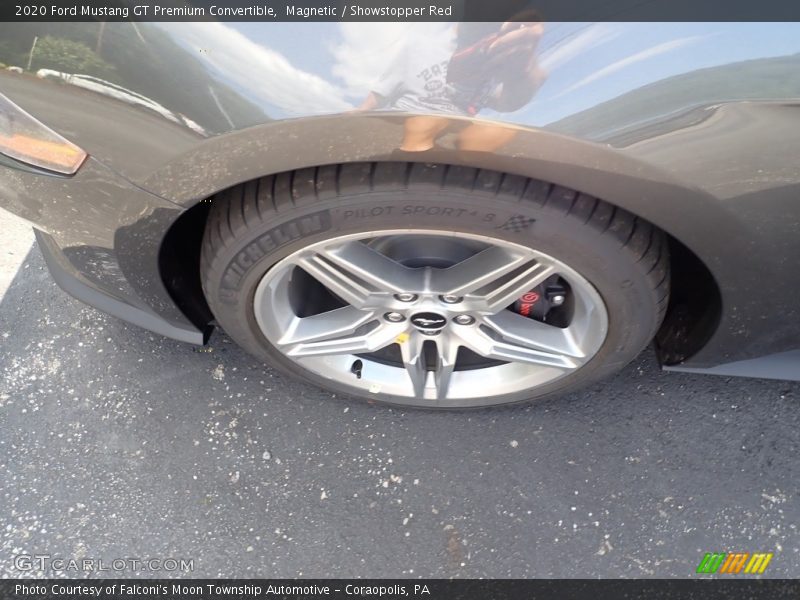 Magnetic / Showstopper Red 2020 Ford Mustang GT Premium Convertible