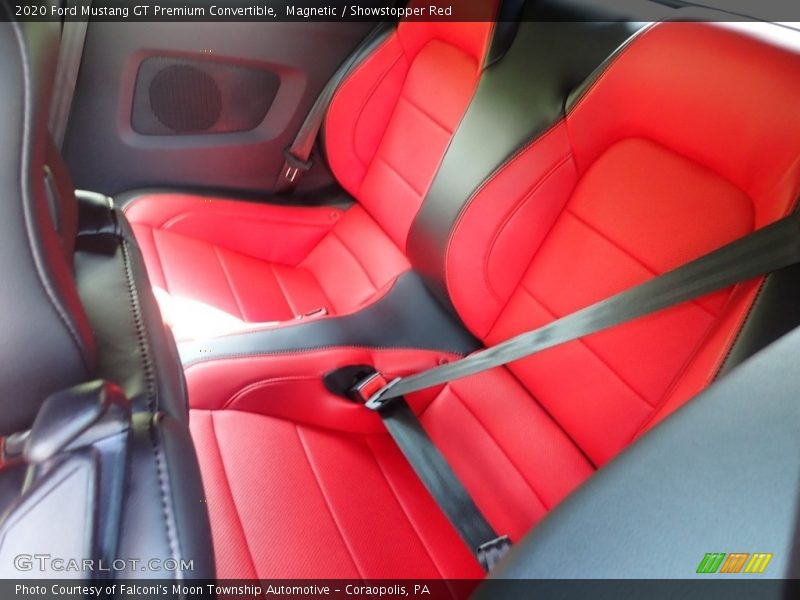 Rear Seat of 2020 Mustang GT Premium Convertible