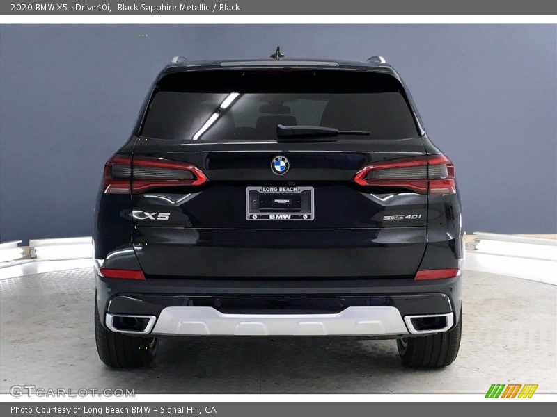 Black Sapphire Metallic / Black 2020 BMW X5 sDrive40i