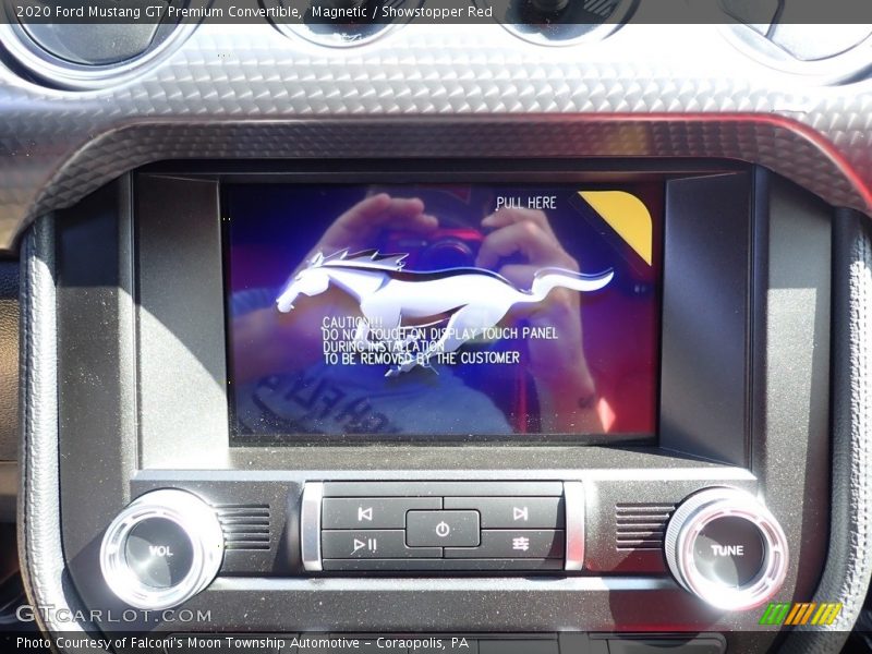 Controls of 2020 Mustang GT Premium Convertible