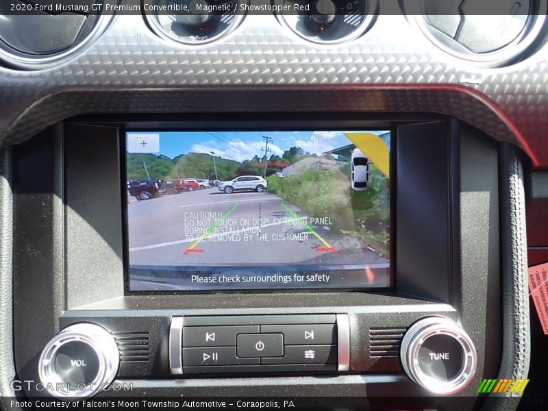 Controls of 2020 Mustang GT Premium Convertible