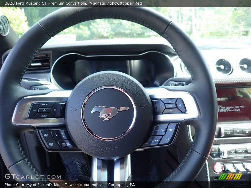 Magnetic / Showstopper Red 2020 Ford Mustang GT Premium Convertible