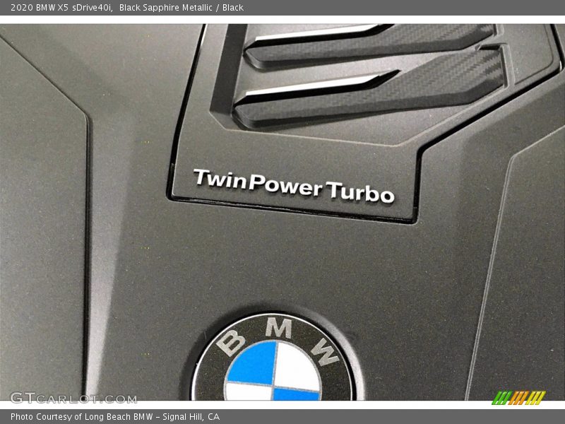 Black Sapphire Metallic / Black 2020 BMW X5 sDrive40i