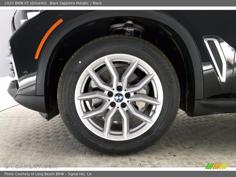Black Sapphire Metallic / Black 2020 BMW X5 sDrive40i