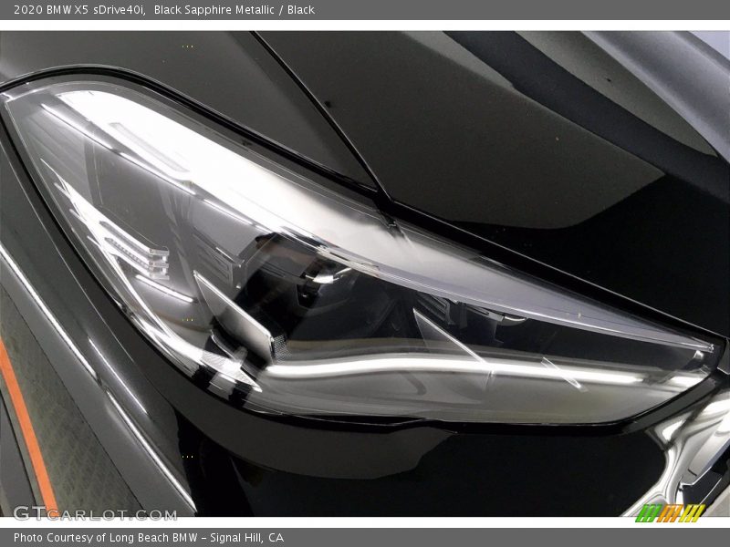 Black Sapphire Metallic / Black 2020 BMW X5 sDrive40i