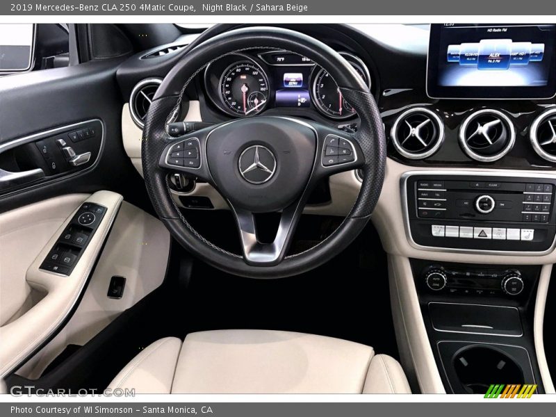 Controls of 2019 CLA 250 4Matic Coupe