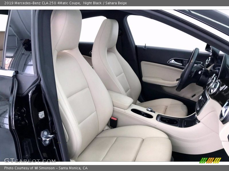 Front Seat of 2019 CLA 250 4Matic Coupe