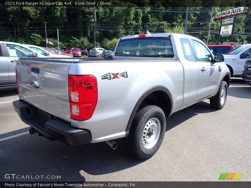 Iconic Silver / Ebony 2020 Ford Ranger XL SuperCab 4x4