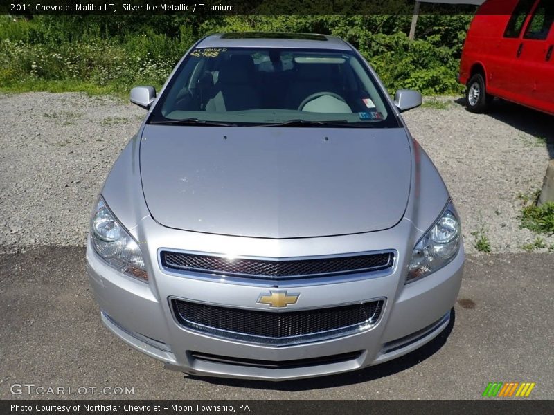 Silver Ice Metallic / Titanium 2011 Chevrolet Malibu LT