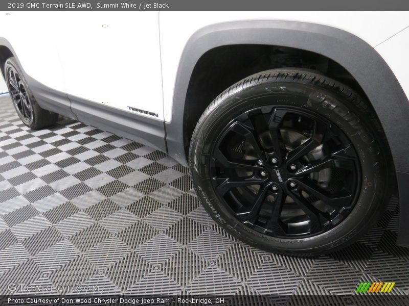 Summit White / Jet Black 2019 GMC Terrain SLE AWD