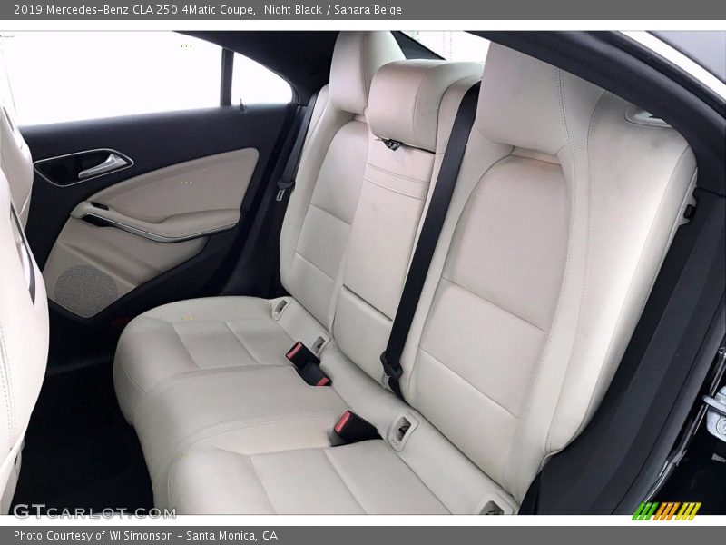 Rear Seat of 2019 CLA 250 4Matic Coupe