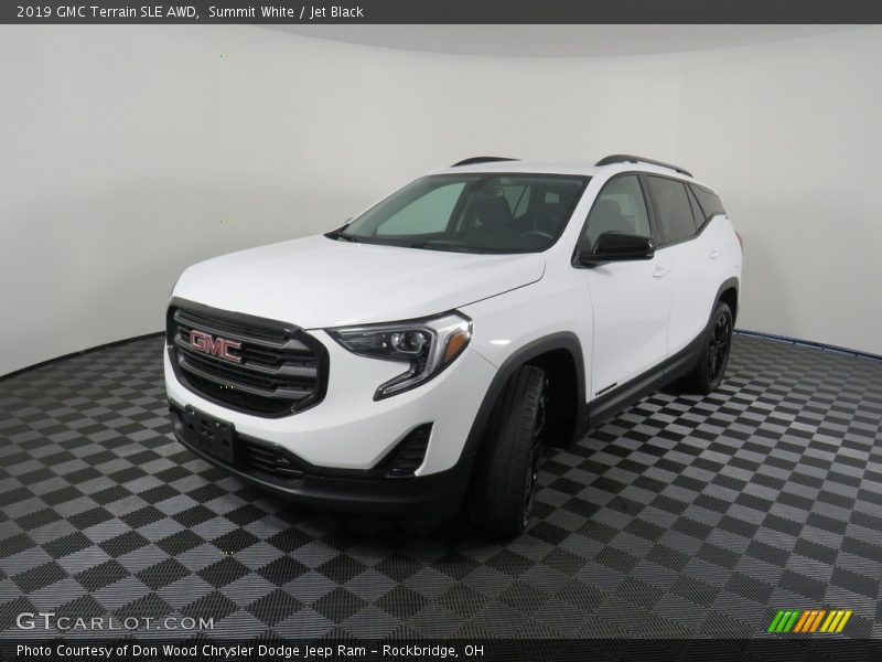 Summit White / Jet Black 2019 GMC Terrain SLE AWD