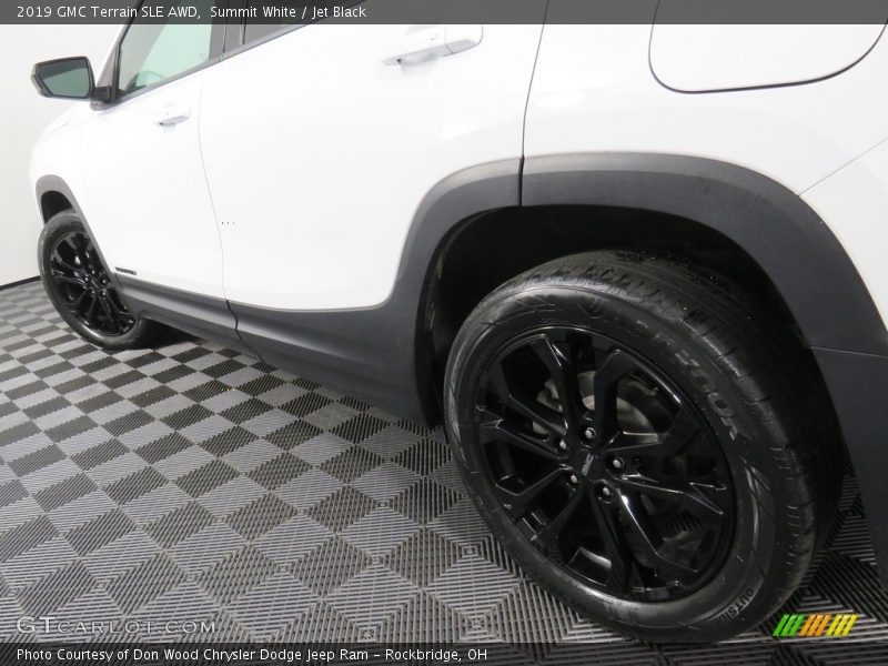 Summit White / Jet Black 2019 GMC Terrain SLE AWD