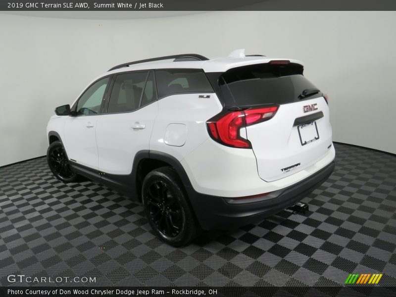 Summit White / Jet Black 2019 GMC Terrain SLE AWD