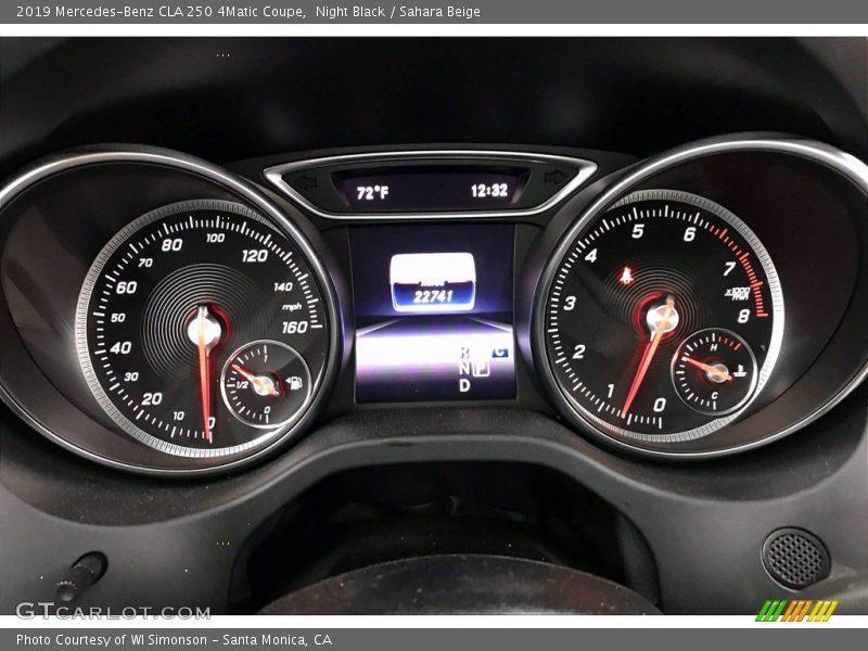  2019 CLA 250 4Matic Coupe 250 4Matic Coupe Gauges