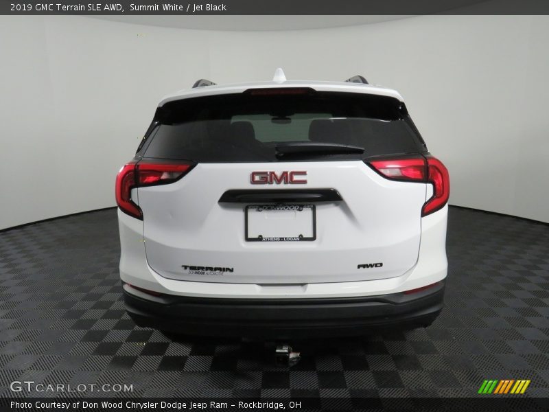 Summit White / Jet Black 2019 GMC Terrain SLE AWD